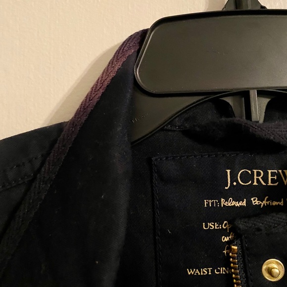 J. Crew navy blue relaxed boyfriend field jacket M - Picture 15 of 16